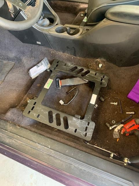COBRA- Planted Seat Bracket- Ford Mustang (1979-1998) - Passenger / Right