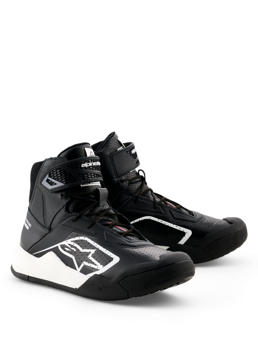ALPINESTARS RADAR V2 SHOES FIA/SFI - BLACK WHITE - 7.5 (2710126-12-7.5)