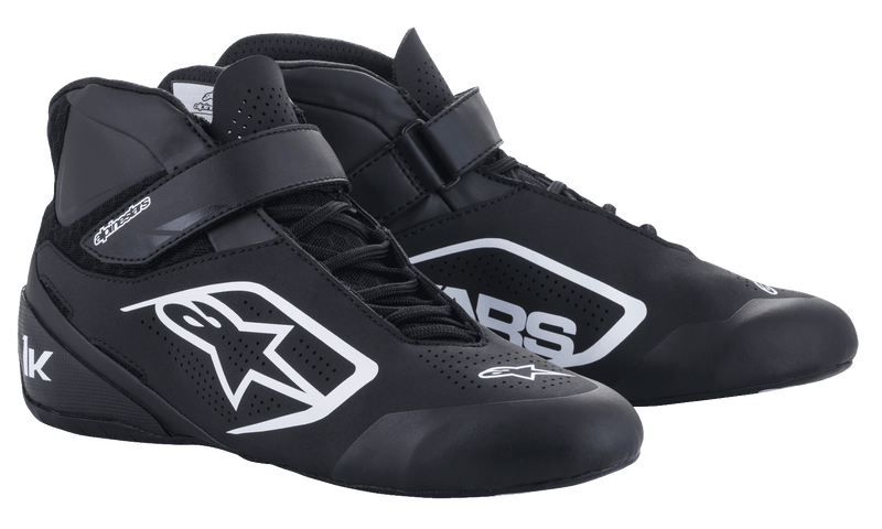 ALPINESTARS TECH-1 K V2 SHOES - BLACK WHITE - 11 (2712022-12-11)