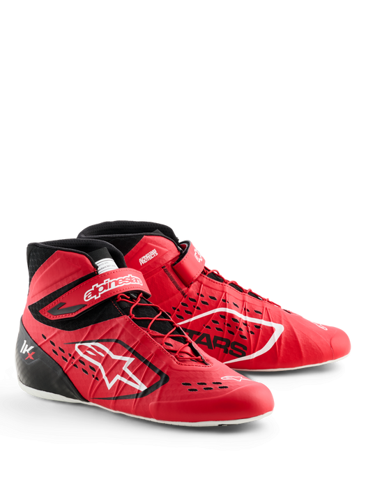 ALPINESTARS TECH-1 KX V3 SHOES FIA - RED BLACK - 8.5 (2712124-31-8.5)
