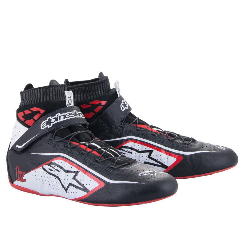 ALPINESTARS TECH-1 Z V2 SHOE US - BLACK/RED/WHITE - 9.5 (2715120-132-9.5)