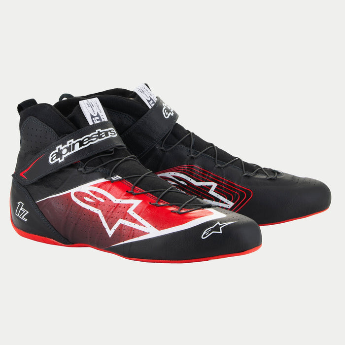 ALPINESTARS TECH-1 Z V3 SHOES SFI - BLACK RED - 7 (2715524-13-7)