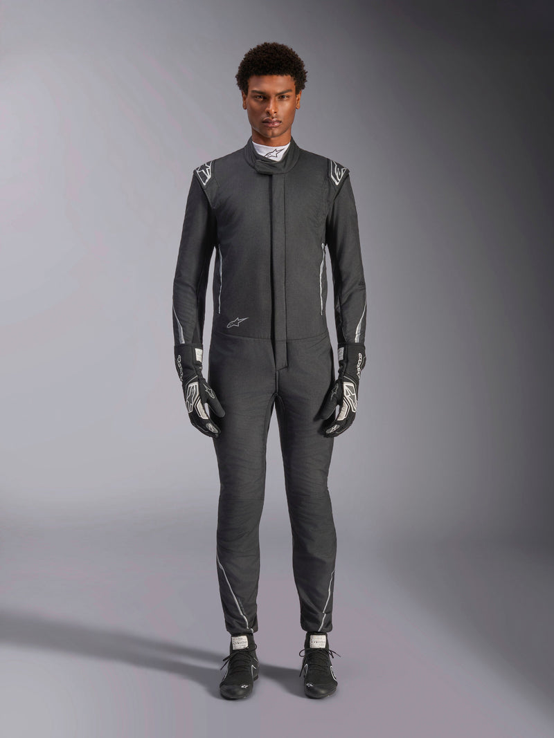 ALPINESTARS HYPERTECH V3 SUIT FIA - BLACK DARK SHADOW - 60 (3350224-1065-60)
