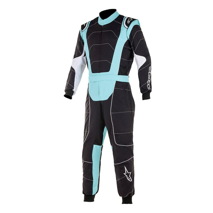 ALPINESTARS KMX-3 S V2 SUIT - BLACK / TURQUOISE - 150 (3351720-1076-150)