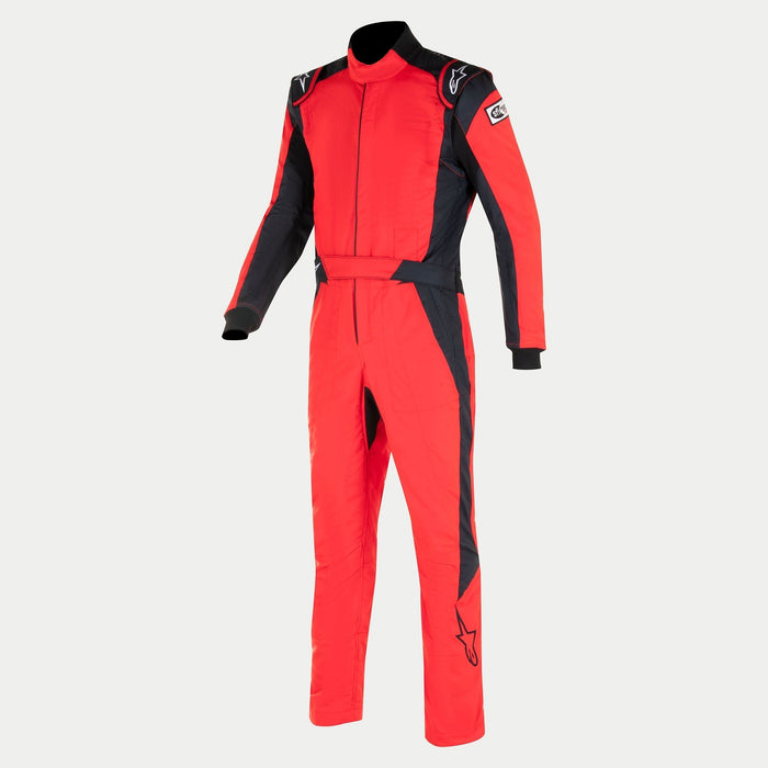 ALPINESTARS GP PRO COMP V2 SUIT BOOTCUT SFI - BLACK RED - 52 (3352122-31-52)