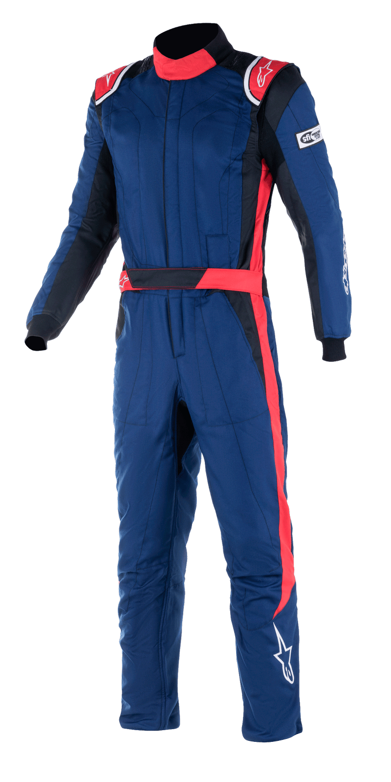 ALPINESTARS GP PRO COMP V2 SUIT BOOTCUT SF - NAVY/BLACK/RED - 62 (3352122-7130-62)