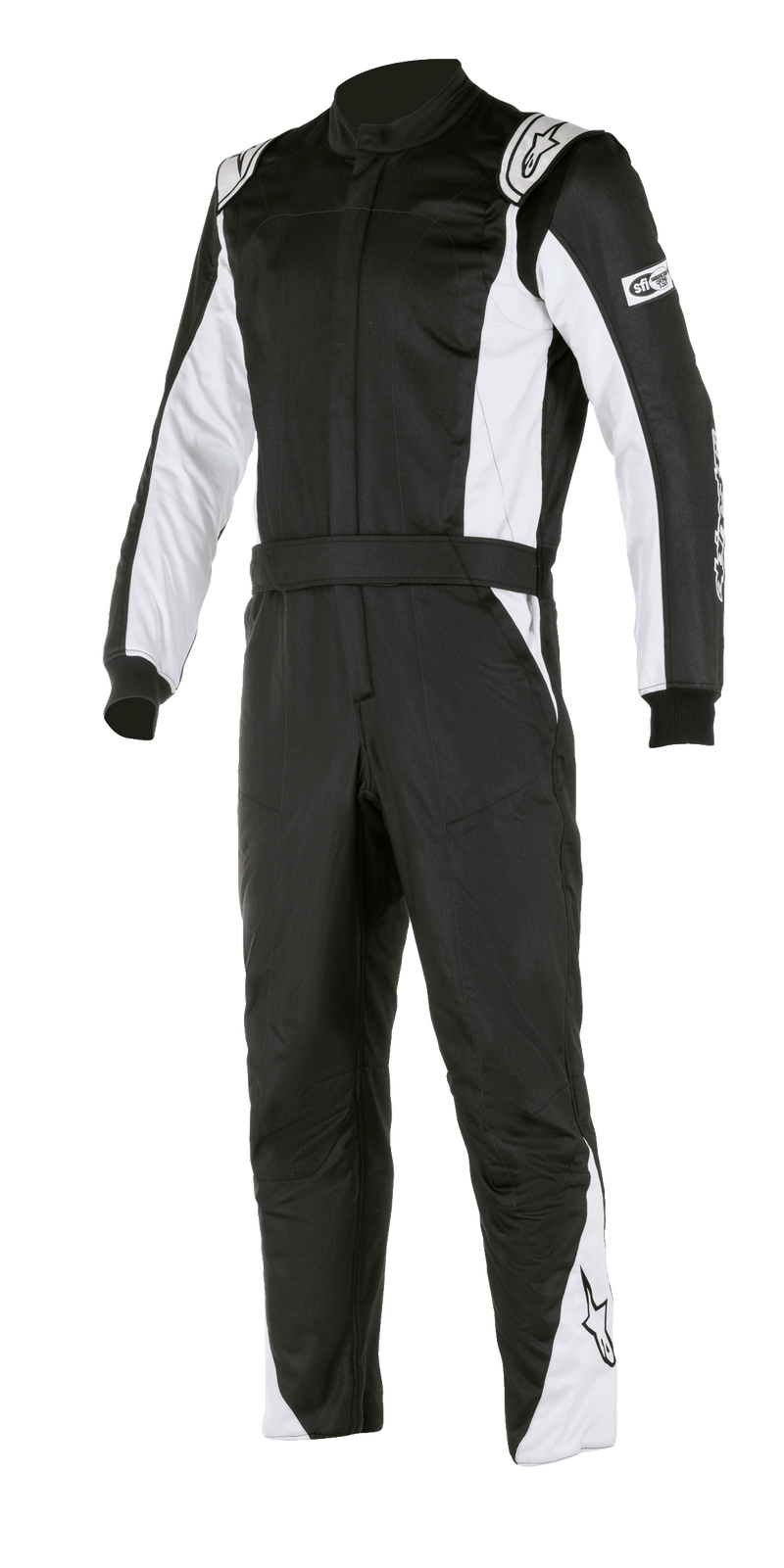 ALPINESTARS ATOM SUIT BOOT CUT SFI - BLACK SILVER - 46 (3352822-119-46)