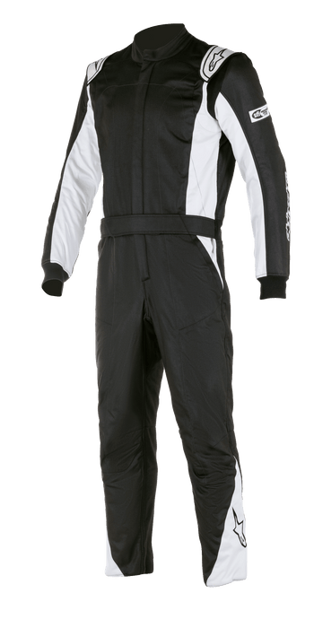 ALPINESTARS ATOM SUIT BOOT CUT SFI - BLACK SILVER - 60 (3352822-119-60)