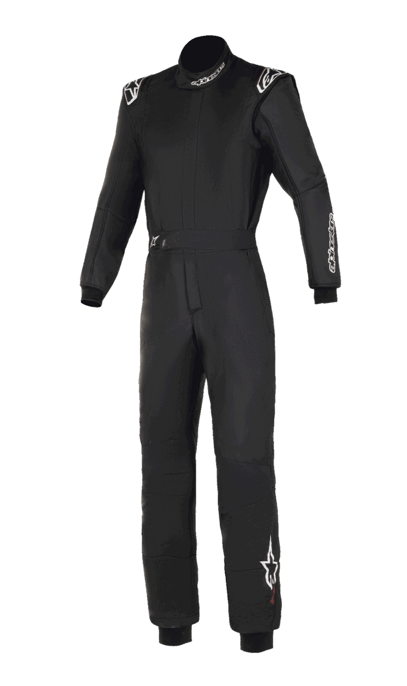 ALPINESTARS GP TECH V4 SUIT FIA - BLACK WHITE - 56 (3354024-12-56)