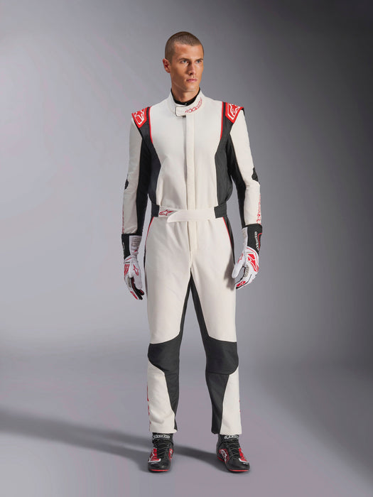 ALPINESTARS GP TECH V4 SUIT FIA - WHITE BLACK RED - 44 (3354024-213-44)