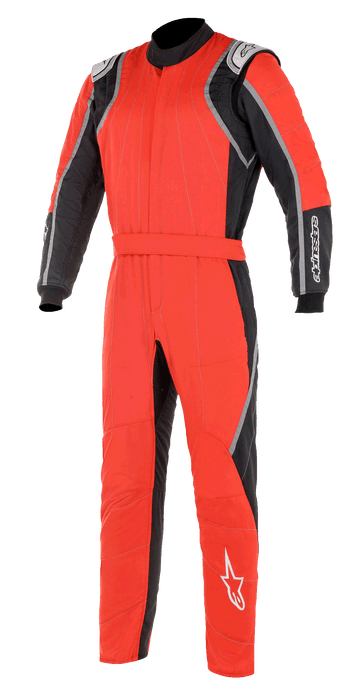 ALPINESTARS GP RACE V2 SUIT BOOT CUT FIA/SFI 3.4 - RED BLACK - 64 (3355121-31-64)