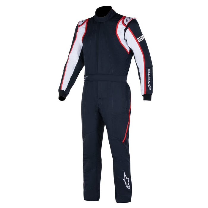 ALPINESTARS GP RACE V2 SUIT BOOT CUT FIA/SFI 3.4 - BLACK WHITE RED - 60 (3355121-123-60)