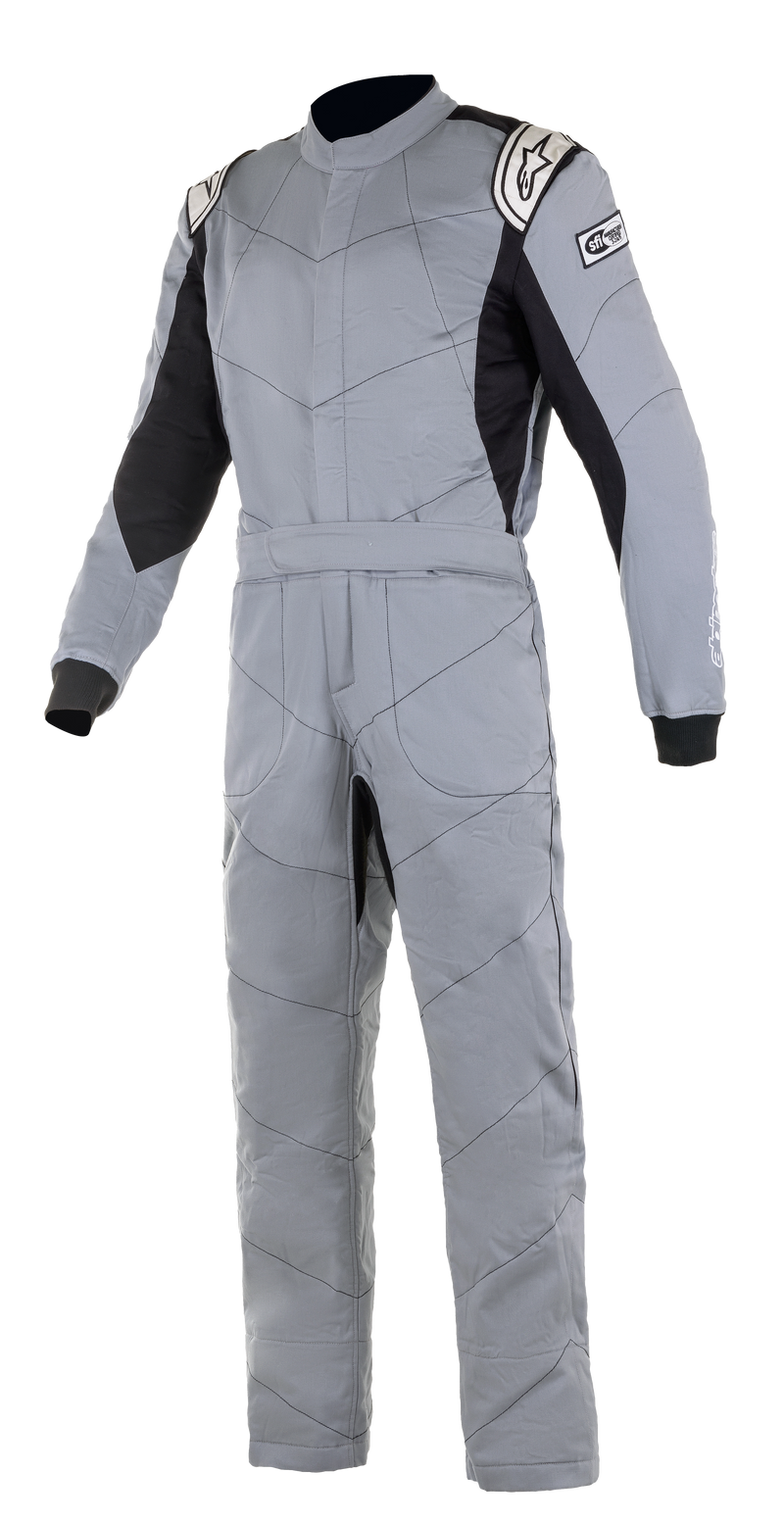 ALPINESTARS KNOXVILLE V2 SUIT SFI - MID GRAY BLACK - 66 (3355921-971-66)