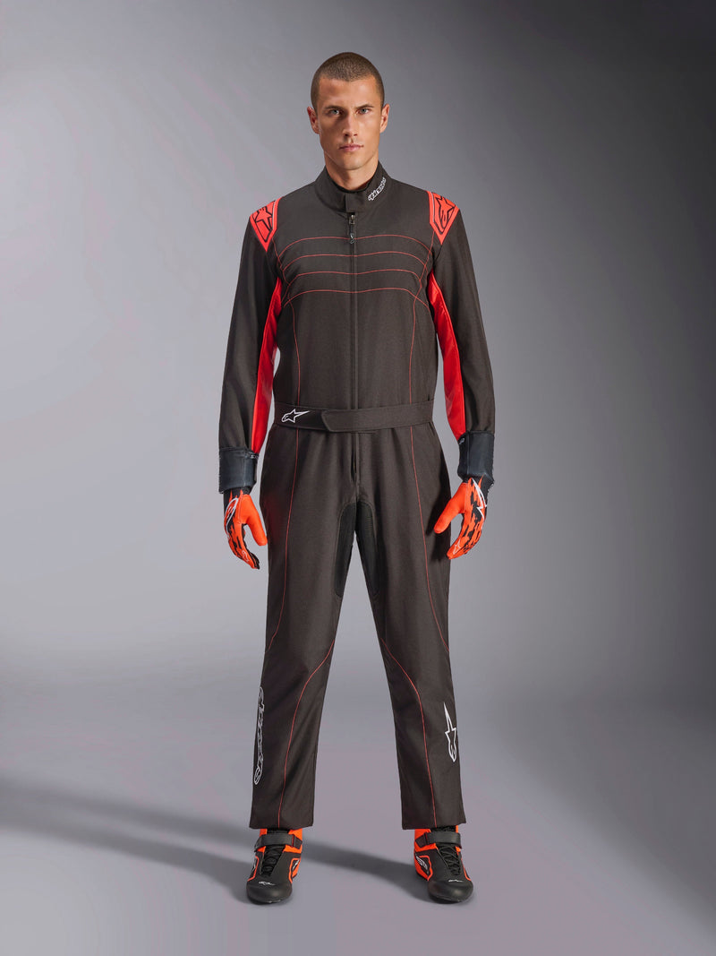 ALPINESTARS KMX-9 V3 GRAPHIC 3 SUIT - BLACK RED - 58 (3356424-13-58)