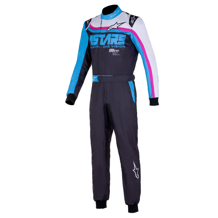 ALPINESTARS KMX-9 V2 GRAPHIC 2 SUIT - BLACK CYAN FUCHSIA - 40 (3356321-1734-40)