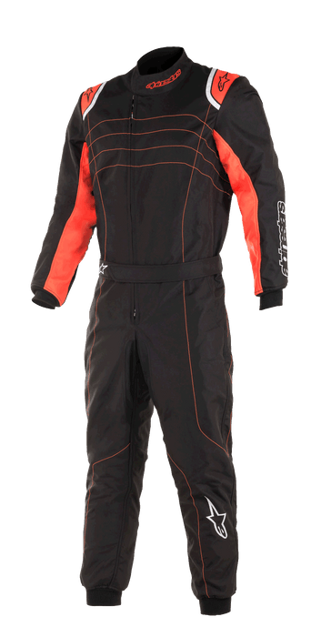 ALPINESTARS KMX-9 V2 S SUIT - BLACK/RED FLUO - 140 (3356519-1030-140)