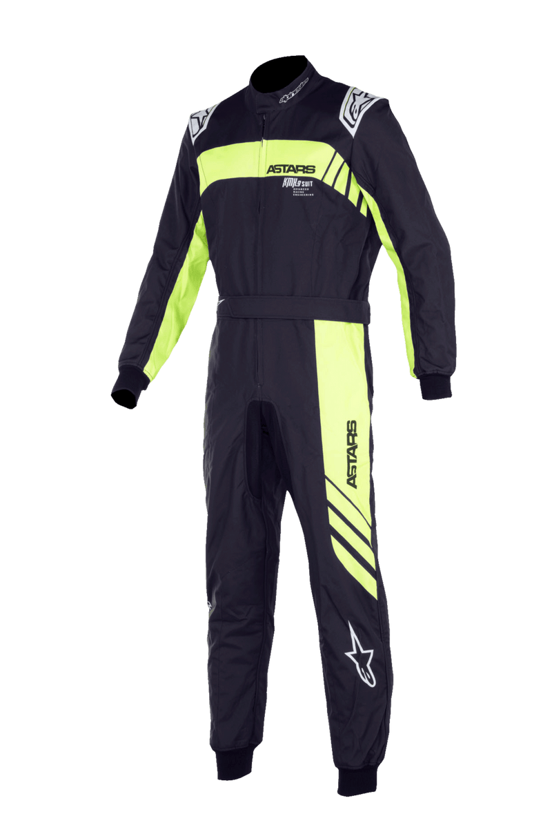 ALPINESTARS KMX-9 V3 S SUIT-GRAPHIC 3 - BLACK YELLOW FLUO - 120 (3356924-155-120)