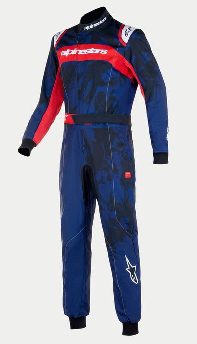 ALPINESTARS KMX-9 V3 S SUIT-GRAPHIC 5 - NAVY RED - 150 (3356624-7138-150)