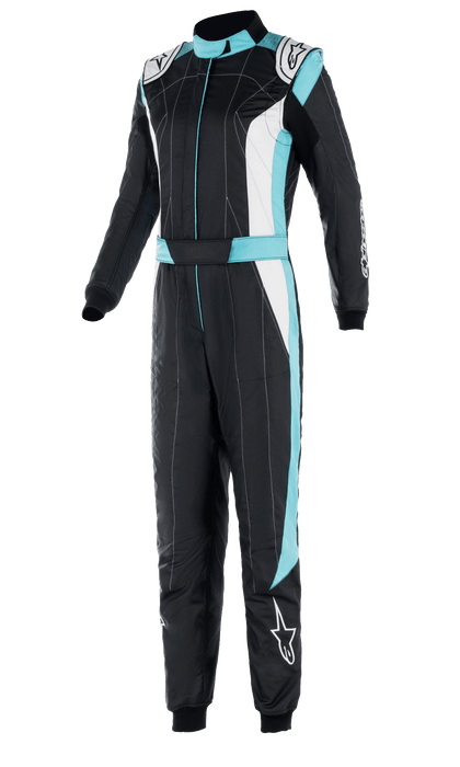 ALPINESTARS STELLA GP PRO COMP V2 SUIT FIA - BLACK TURQUOISE WHITE - 48 (3360022-1721-48)