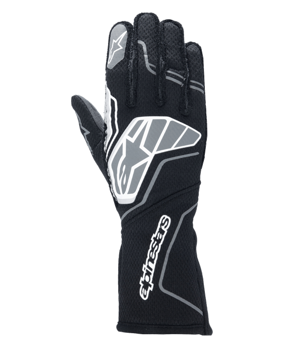 ALPINESTARS TECH-1 ZX V4 GLOVES FIA/SFI - BLACK ANTHRACITE - S (3550224-104-S)