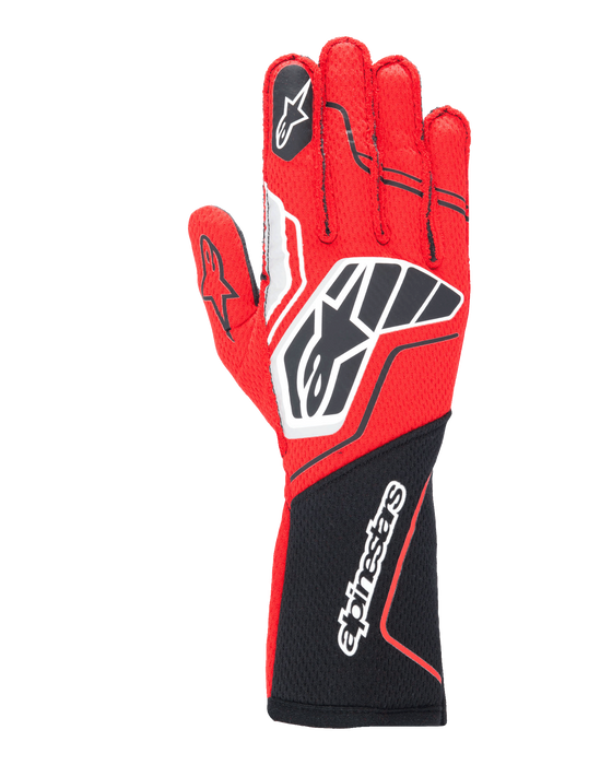 ALPINESTARS TECH-1 ZX V4 GLOVES FIA/SFI - BLACK RED - M (3550224-13-M)