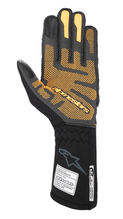 ALPINESTARS TECH-1 ZX V3 GLOVES SFI - BLACK ORANGE FLUO - L (3550323-156-L)