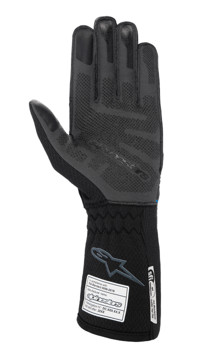 ALPINESTARS TECH-1 ZX V3 GLOVES SFI - BLACK BLUE - L (3550323-17-L)
