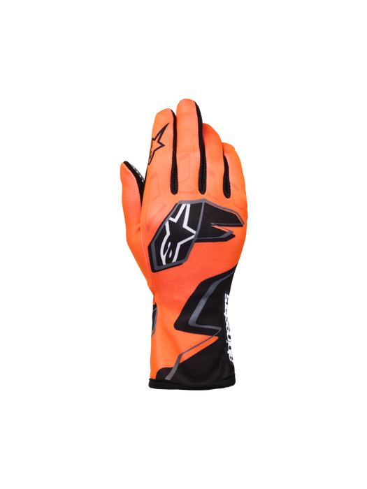 ALPINESTARS TECH-1 K RACE S V2 GRAPHIC 1  GLOVES - ORANGE FLUO BLACK WHITE - L (3550526-4512-L)