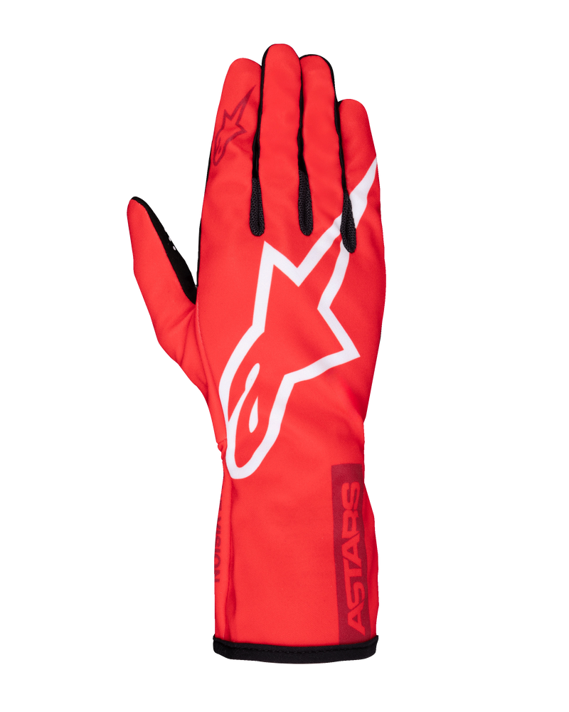 ALPINESTARS TECH-1 K RACE S V2 PURE GLOVES - RED WHITE BLACK - M (3550725-3082-M)