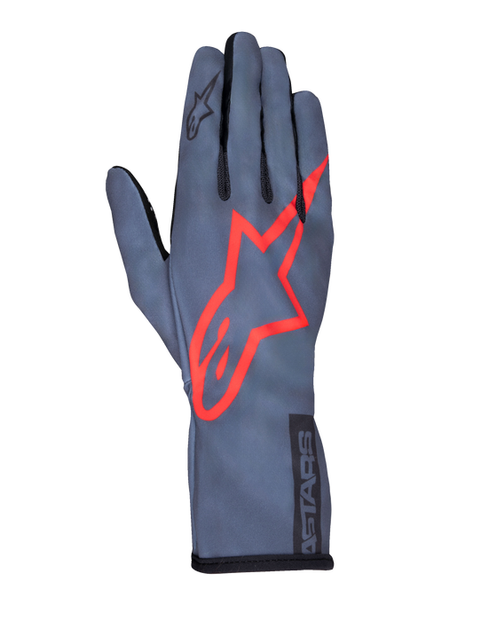 ALPINESTARS TECH-1 K RACE V2 PURE GLOVES - ASPHALT RED - L (3550625-9152-L)