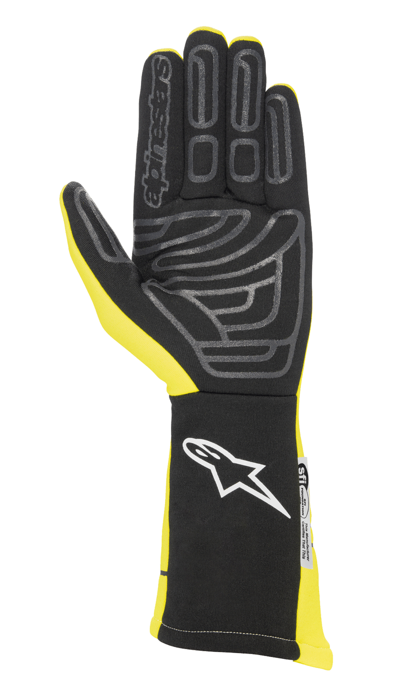 ALPINESTARS TECH-1 START V3 GLOVES SFI - YELLOW FLUO - M (3551623-55-M)