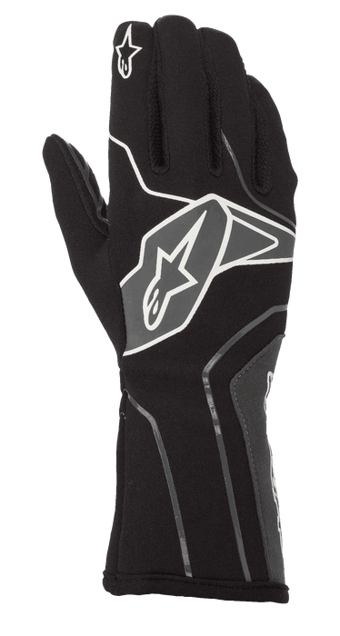 ALPINESTARS TECH-1 K V2 GLOVES - BLACK ANTHRACITE - S (3551720-104-S)
