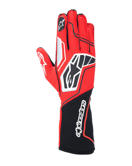 ALPINESTARS TECH-1 KX V4 GLOVES - BLACK RED - M (3551824-13-M)