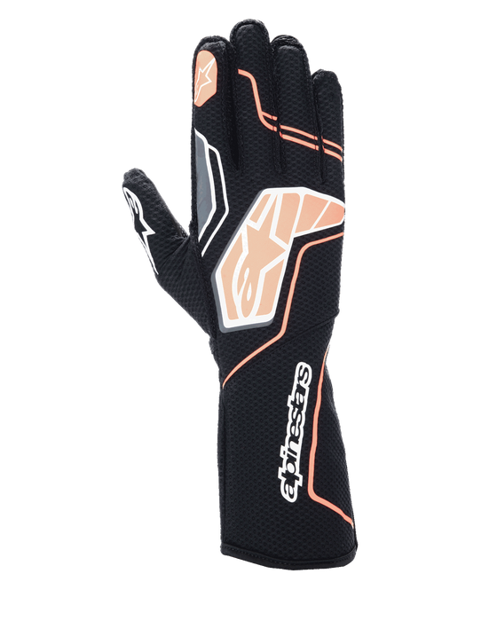 ALPINESTARS TECH-1 KX V4 GLOVES - BLACK ORANGE FLUO - XL (3551824-156-XL)