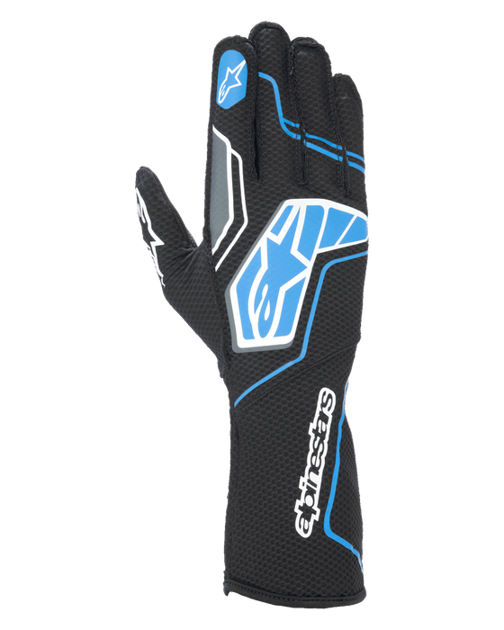 ALPINESTARS TECH-1 KX V4 GLOVES - BLACK BLUE - S (3551824-17-S)