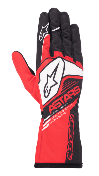 ALPINESTARS TECH-1 K RACE V2 CORPORATE GLOVES - RED BLACK - XL (3552023-31-XL)