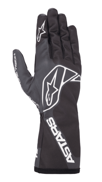 ALPINESTARS TECH-1 K RACE V2 ONE VISION GLOVES - BLACK TAR GRAY - XL (3552123-1169-XL)