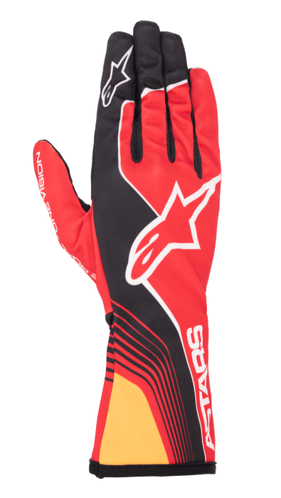 ALPINESTARS TECH-1 K RACE V2 FUTURE GLOVES - RED TANGERINE - 2XL (3552223-3340-2XL)