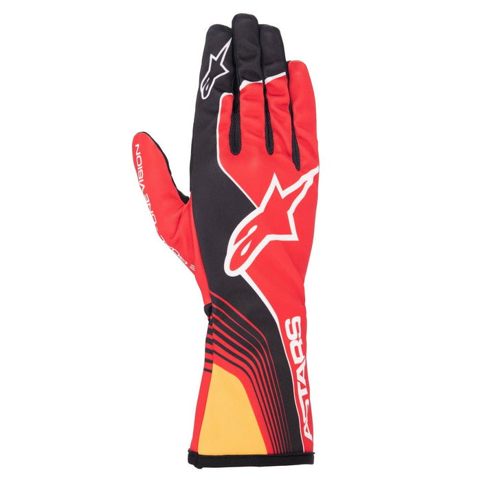 ALPINESTARS TECH-1 K RACE S V2 FUTURE GLOVES - RED TANGERINE - L (3552923-3340-L)