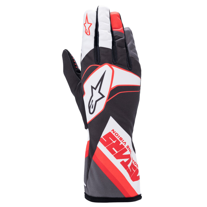ALPINESTARS TECH-1 K RACE S V2 GRAPHIC GL - BLK WHT ANT RED - XL (3553122-1293-XL)