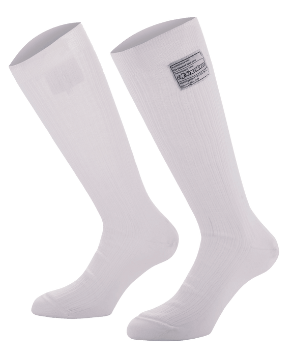 ALPINESTARS RACE V4 SOCKS - WHITE - L (4704021-20-L)