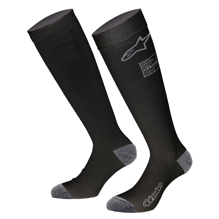 ALPINESTARS ZX V3 SOCKS - BLACK - S (4704321-10-S)