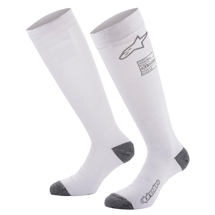 ALPINESTARS ZX V3 SOCKS - WHITE - S (4704321-20-S)