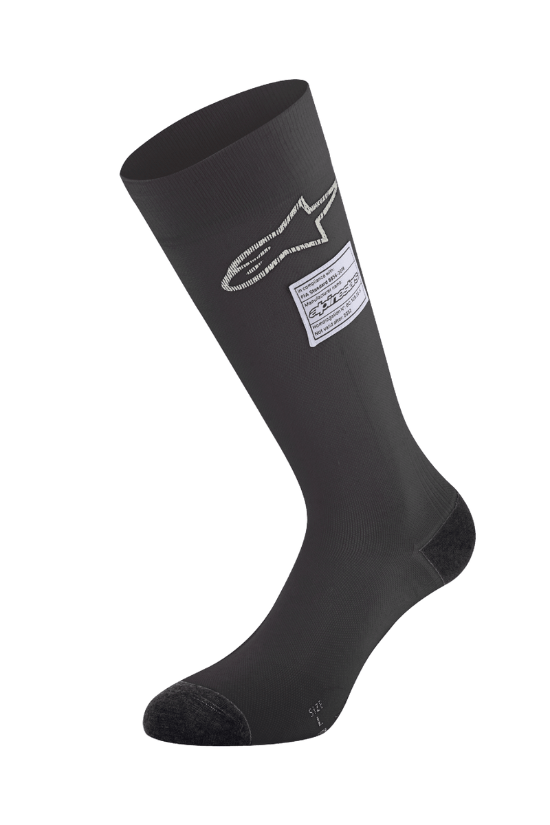 ALPINESTARS ZX V4 SOCKS - BLACK - M (4704323-10-M)