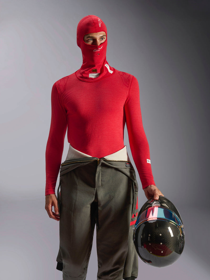 ALPINESTARS ZX EVO V3 BALACLAVA FIA-SFI - RED - OS (4750126-30-OS)