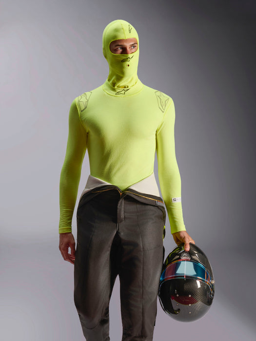 ALPINESTARS ZX EVO V3 BALACLAVA FIA-SFI - YELLOW FLUO - OS (4750126-55-OS)