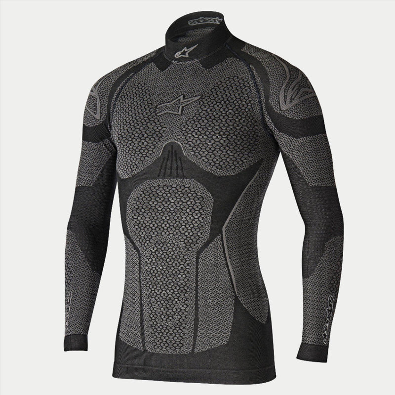 ALPINESTARS RIDE TECH TOP LS WINTER - BLACK GREY - M/L (4752117-106-M/L)