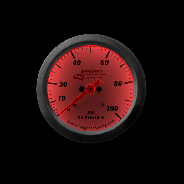 LONGACRE GAUGE, OP 0-100 PSI (52-46900)