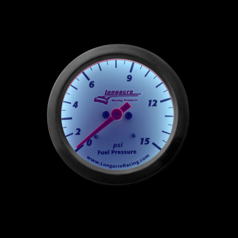 LONGACRE GAUGE, FP 0-15 PSI (52-46901)
