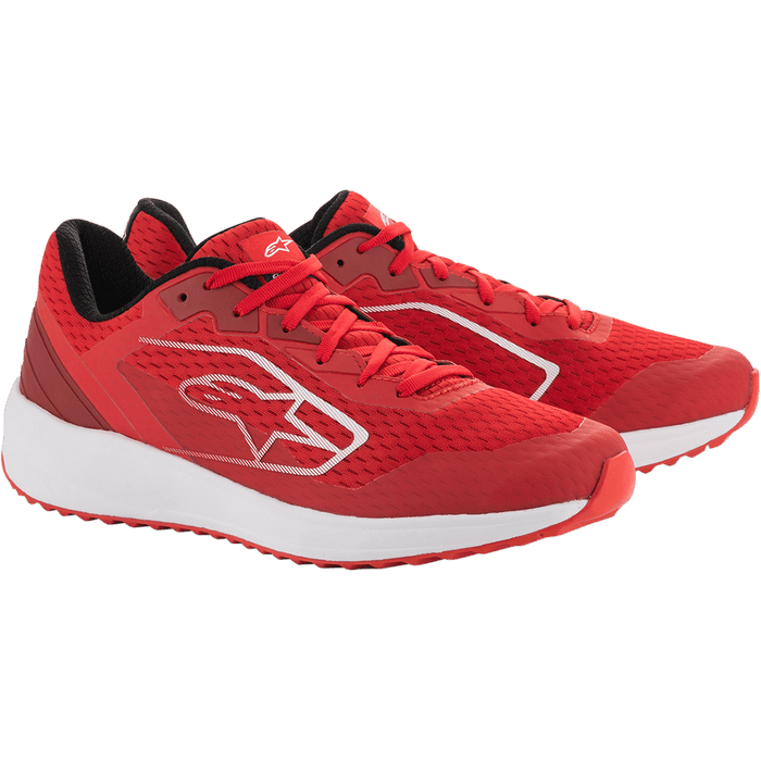 ALPINESTARS META ROAD SHOES - RED WHITE - 8.5 (2654520L-32-8.5)